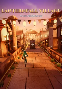 Lanternfall Village, seen from the run