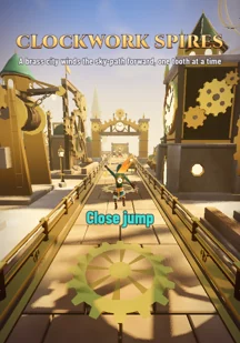 Clockwork Spires, seen from the run