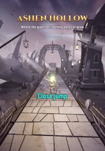 Ashen Hollow, seen from the run