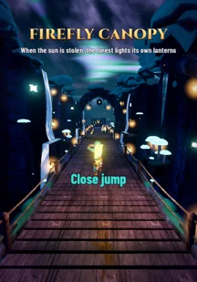 Firefly Canopy, seen from the run