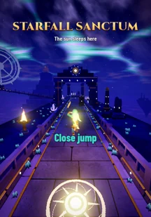 Starfall Sanctum, seen from the run